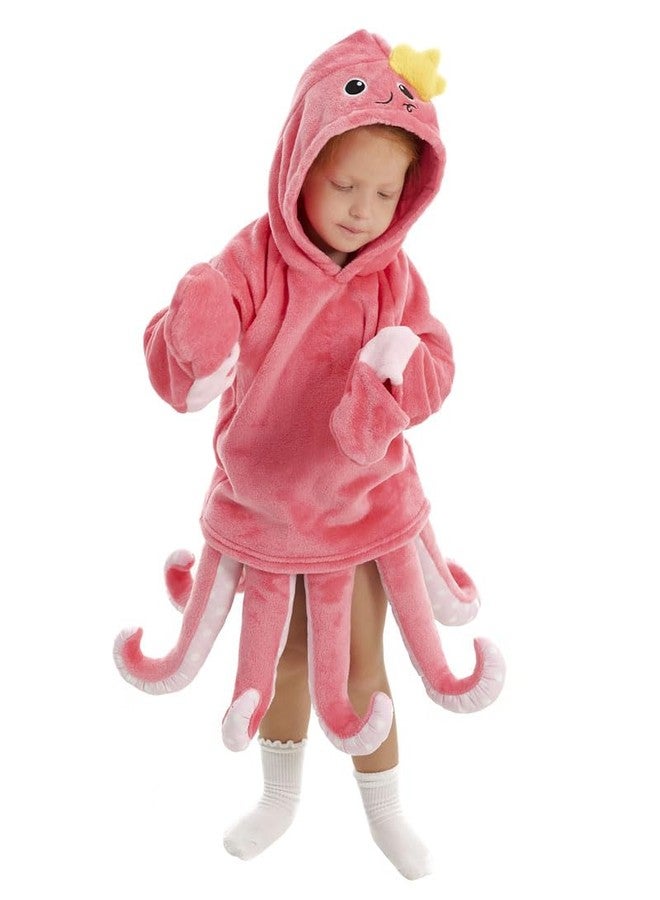 HSCTEK Newborn Octopus Squid Costume, Baby Sea Animal Onesie Boys Girls, Babies Infant Halloween Cosplay Romper Clothes Toddler 3-6 Months Pink - Image 1